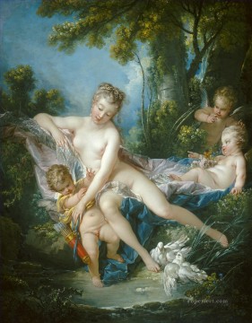 ヴィーナスの浴場 フランソワ・ブーシェ Oil Paintings